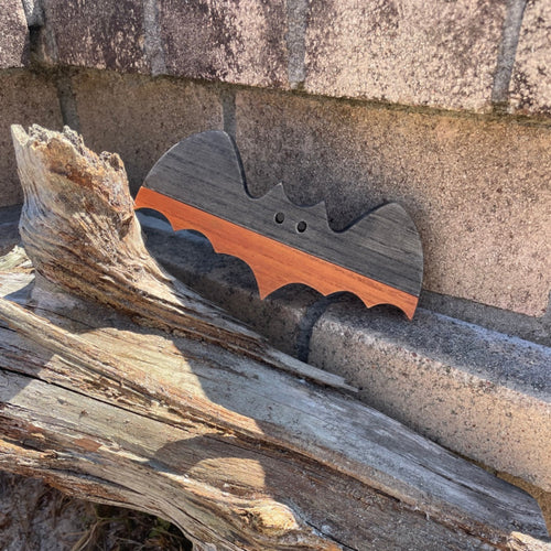 Black/Orange Plank Bat