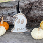 Boo Carved Ghost