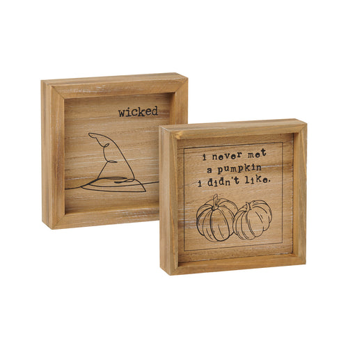 Wicked/Pumpkin Frame (Reversible)