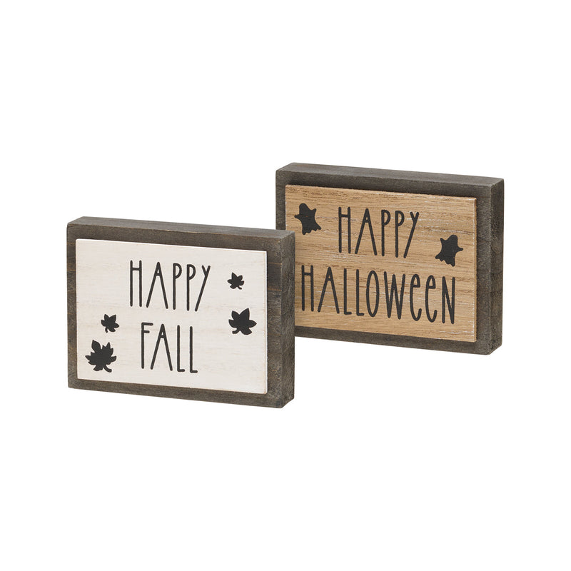 CA-5146 - Halloween/Fall 3D Block (Reversible)