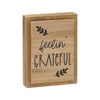 CA-5147 - Grateful/Blessings 3D Block (Reversible)