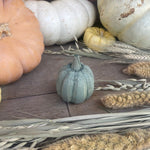 CA-5250 - Sm. Green 3D Carved Pumpkin