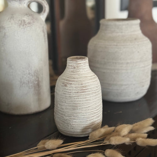 Small White Vase