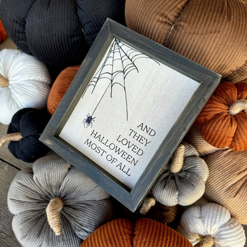 Loved Halloween Frame 