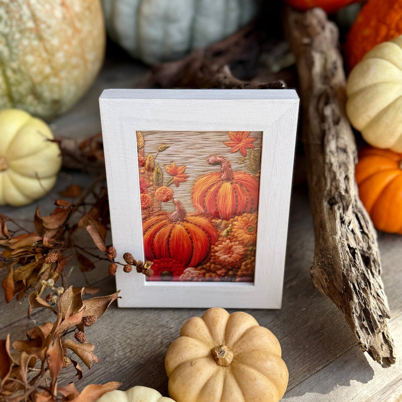 CA-5342 - Stitched Pumpkins Frame