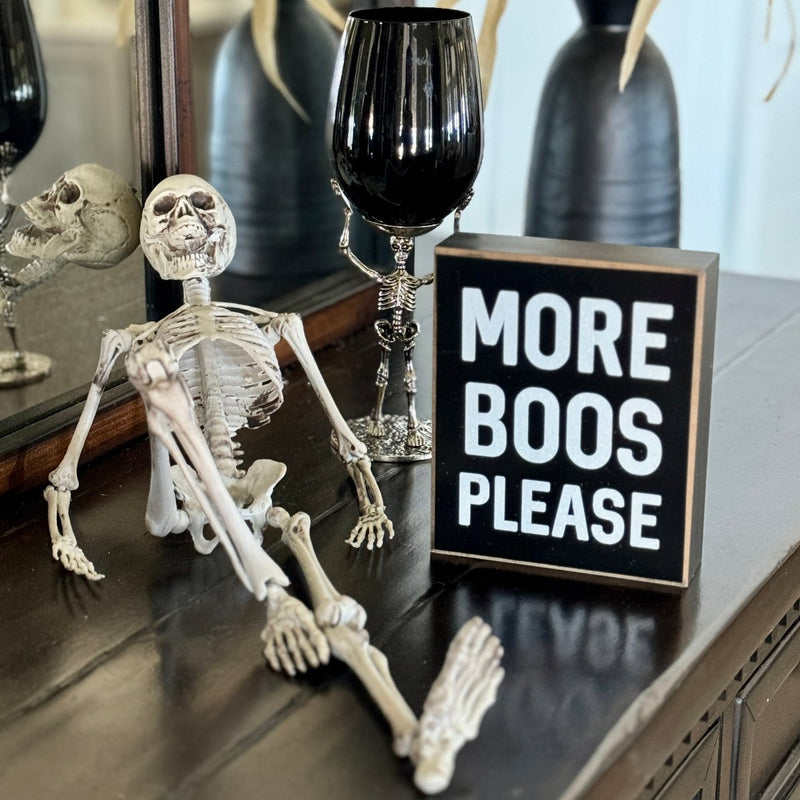 More Boos Box Sign 