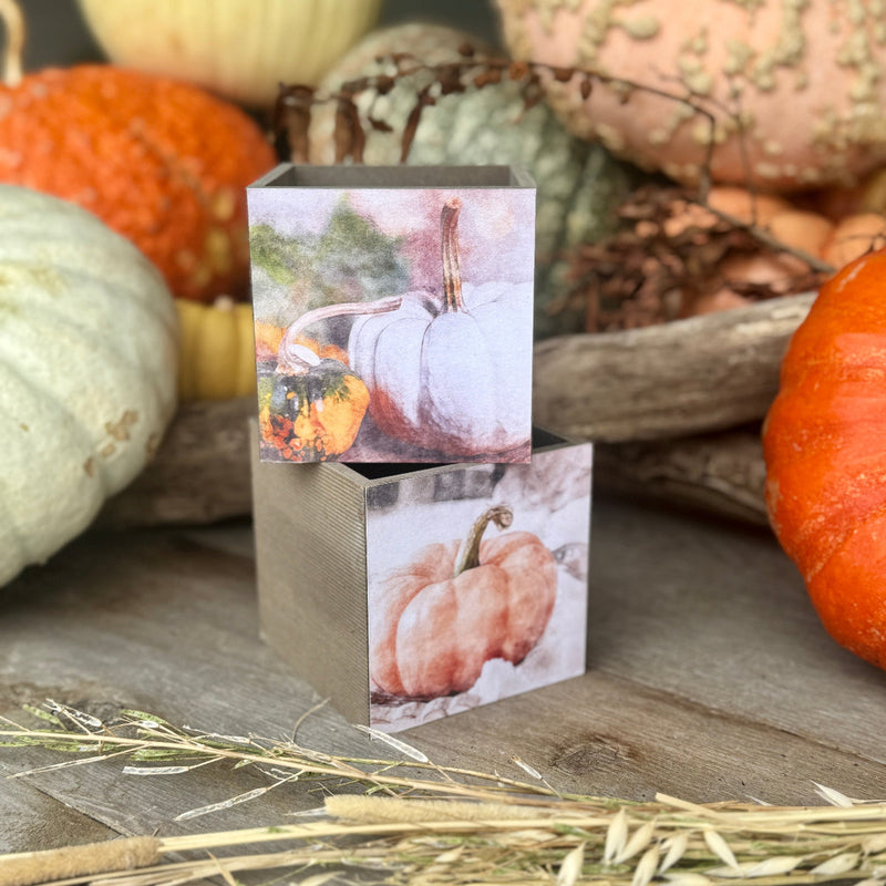 CA-5401 - Pumpkins Wood Container