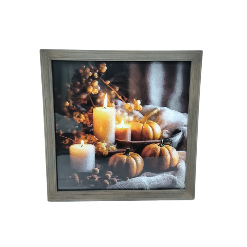 CA-5404 - Candles & Pumpkins Frame