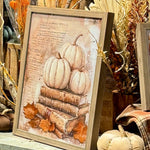 CA-5407 - Pumpkins & Books Frame