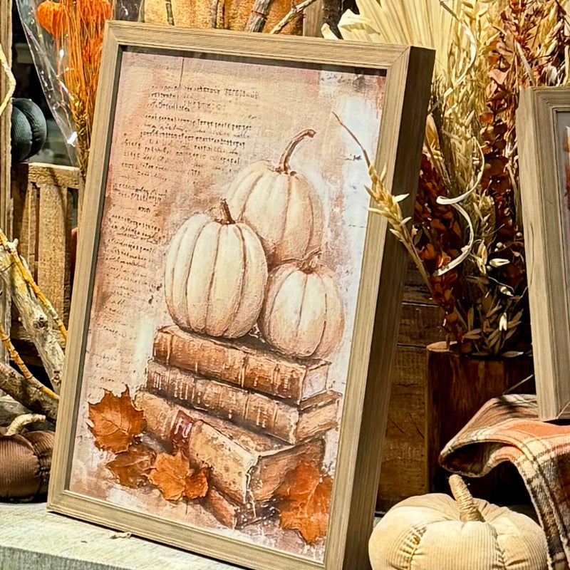 CA-5407 - Pumpkins & Books Frame