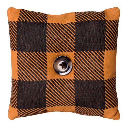 OB Check Fabric Mini Pillow