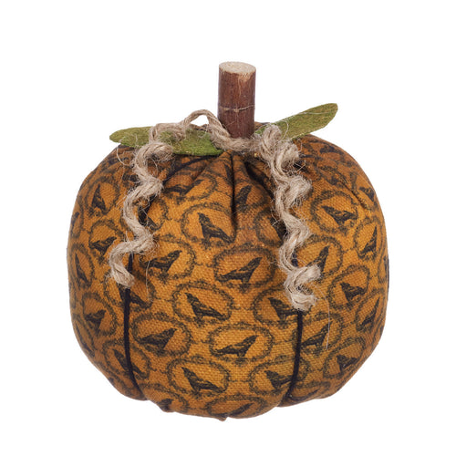 Med. Crow Fabric Pumpkin