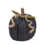 CF-2355 - Sm. Blk Stripes Fabric Pumpkin