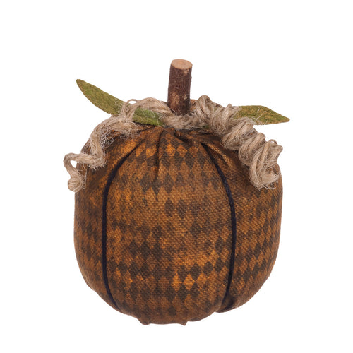Sm. Org. Harlequin Fabric Pumpkin