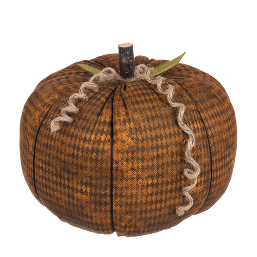 XL Org. Harlequin Fabric Pumpkin