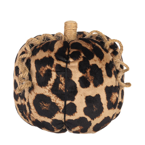 Lrg. Velour Cheetah Pumpkin