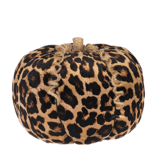 XL Velour Cheetah Pumpkin