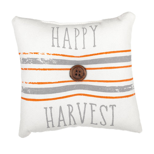 Harvest Striped Mini Pillow