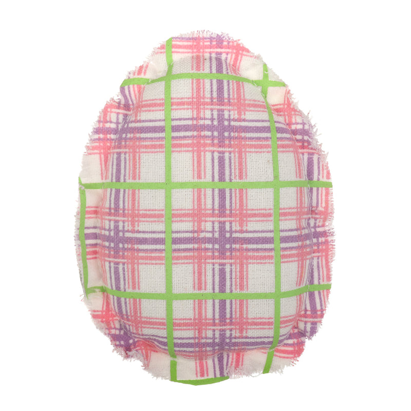 CF-2589 - *Purple Plaid Fabric Egg