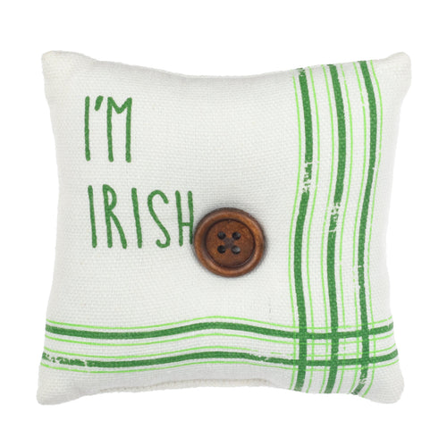 I'm Irish Striped Mini Pillow