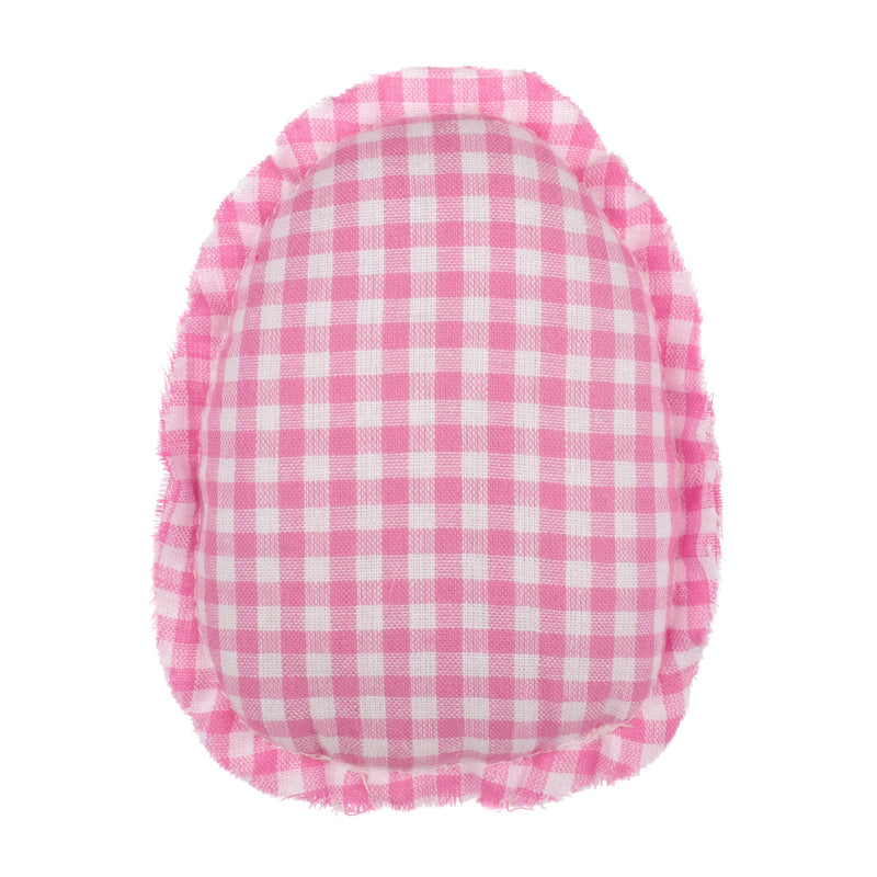 CF-2620 - *Rose Gingham Fabric Egg