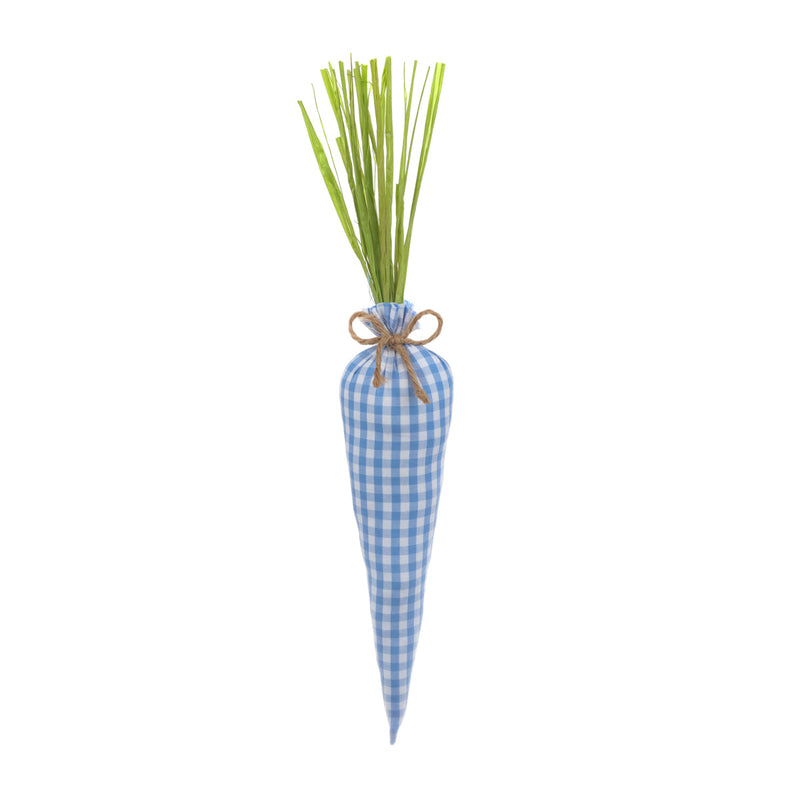 CF-2671 - *Lrg. Blue Gingham Fabric Carrot