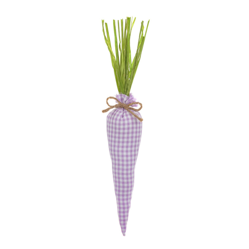 CF-2673 - *Lrg. Purple Gingham Fabric Carrot