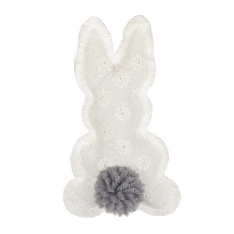 CF-2681 - *White Eyelet Pom Bunny