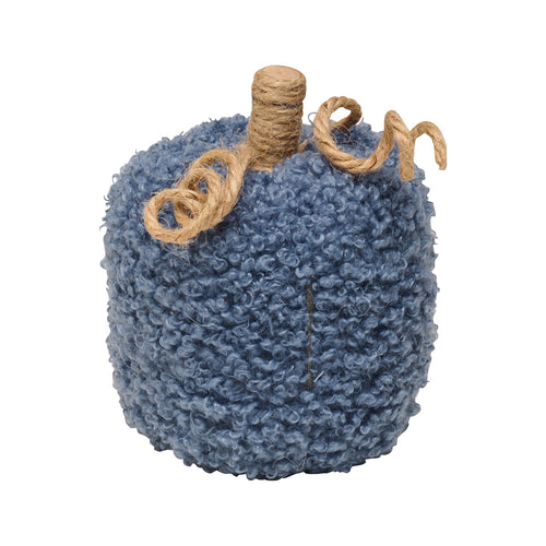 Sm. Denim Blue Sherpa Pumpkin