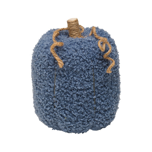 Lrg. Denim Blue Sherpa Pumpkin