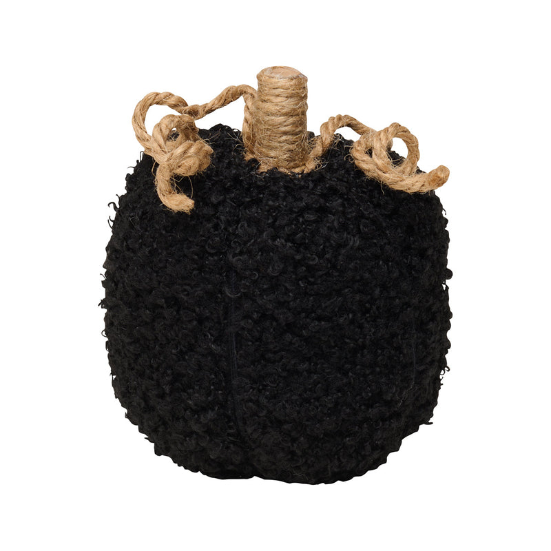 Sm. Black Sherpa Pumpkin