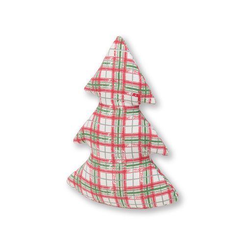 Lrg. RWG Plaid W Fabric Tree