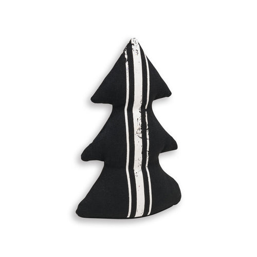 Med. BW Stripe W Fabric Tree