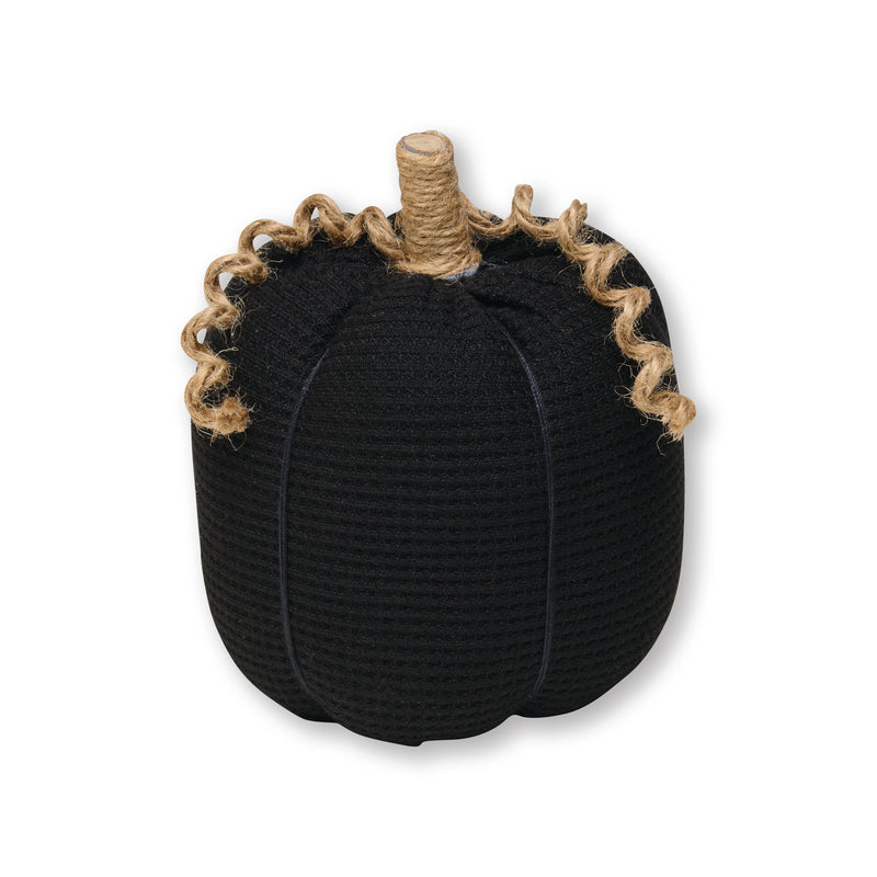 Med. Black Waffle Pumpkin