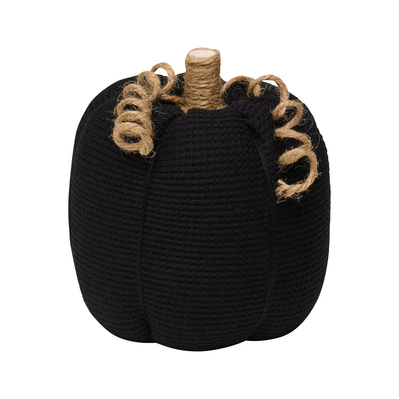 Lrg. Black Waffle Pumpkin