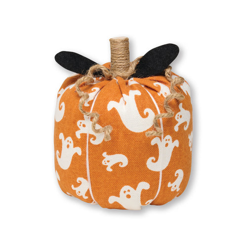Med. Orange Ghost Fabric Pumpkin