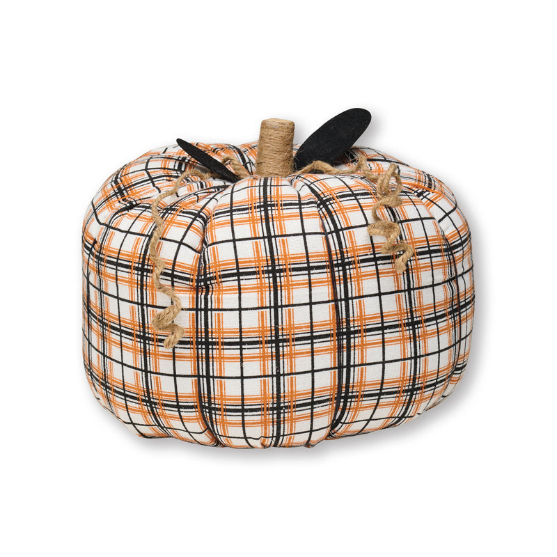 XL Hallo Plaid Fabric Pumpkin