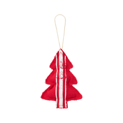 RW Stripe Fabric Tree Ornie