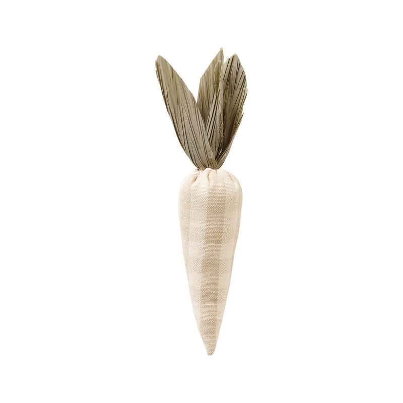 Tan Check Fabric Carrot