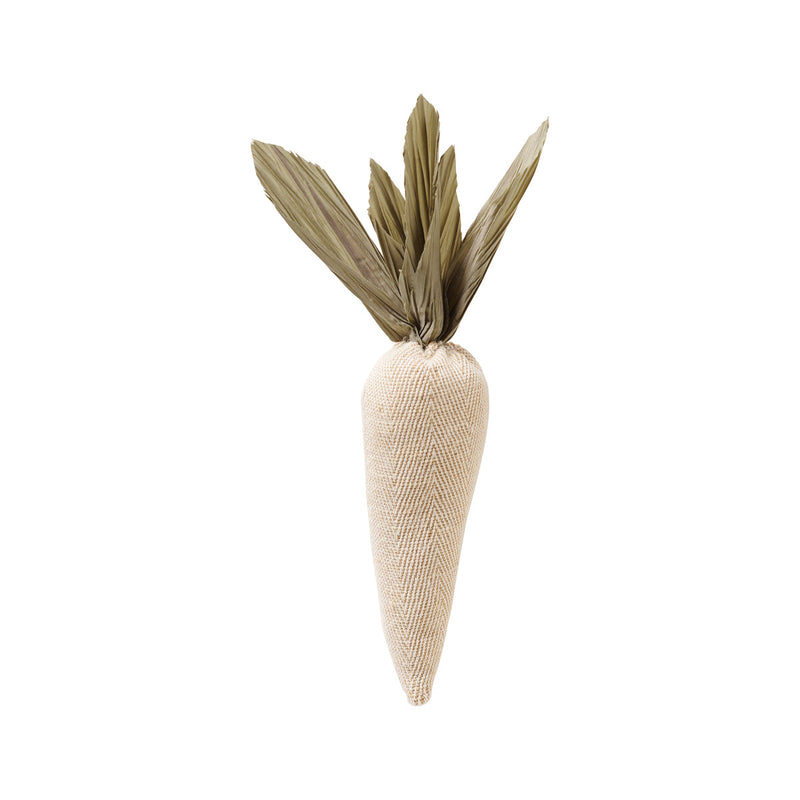 Tan Herringbone Fabric Carrot