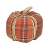 CF-3135 - Sm. Harvest Plaid Fabric Pumpkin