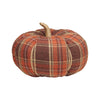 XL Harvest Plaid Fabric Pumpkin