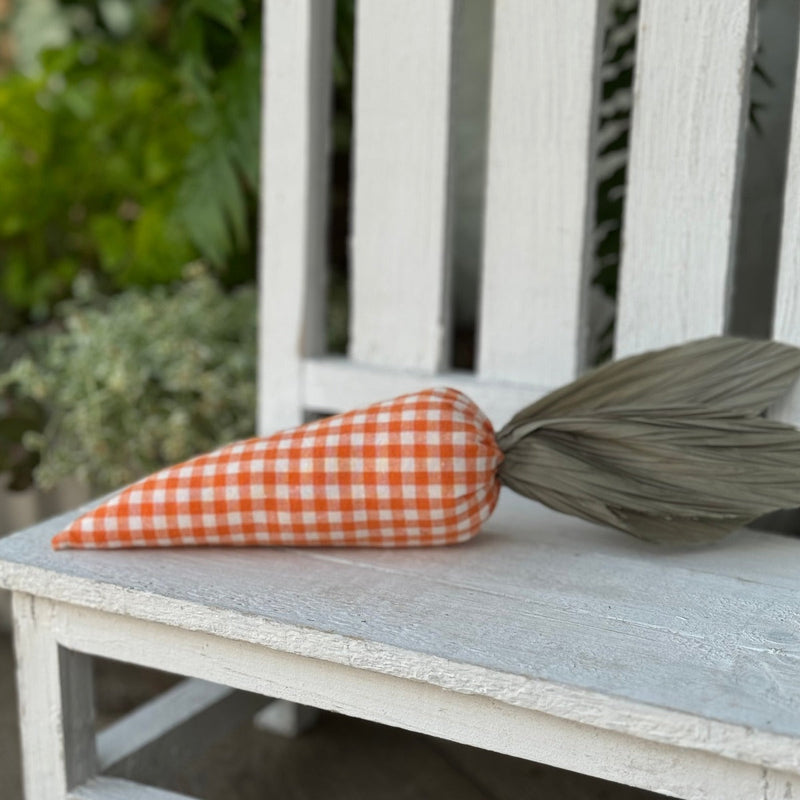 CF-3226 - Orange Check Fabric Carrot