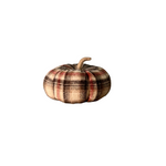 CF-3297 - Large Sienna Plaid Pumpkin