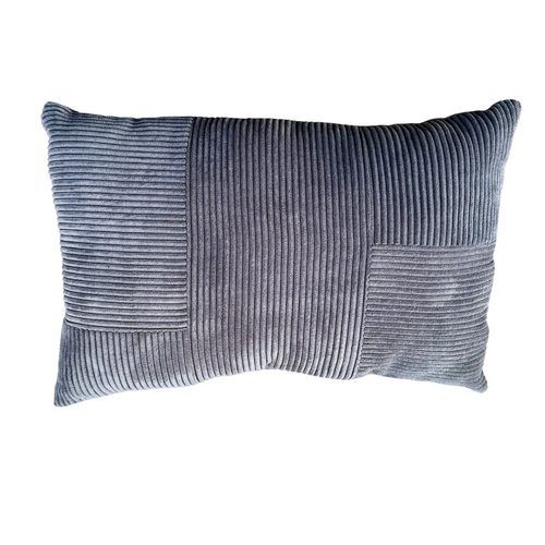 CF-3336 - Slate Corduroy Pillow (DUE MID APRIL)