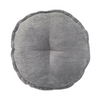 CF-3343 - Round Silver Corduroy Pillow