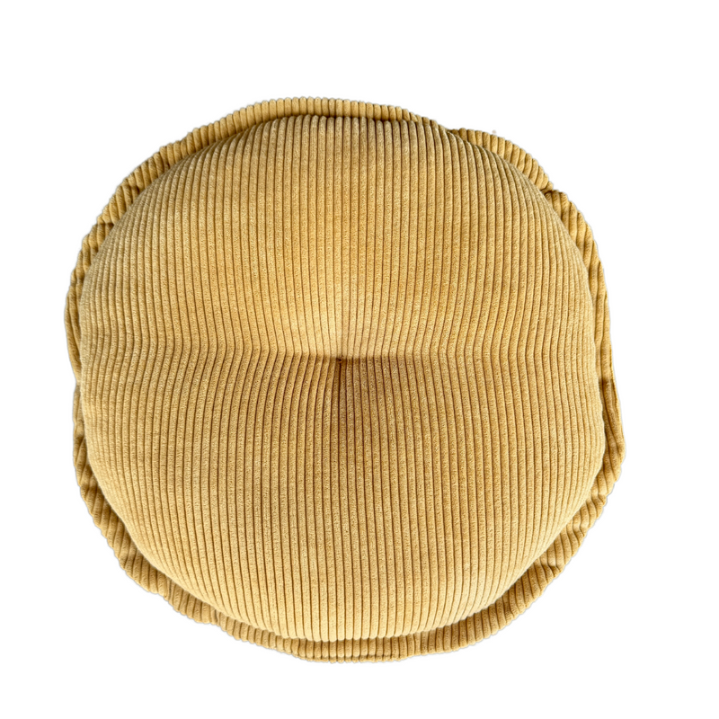 CF-3345 - Round Honey Corduroy Pillow