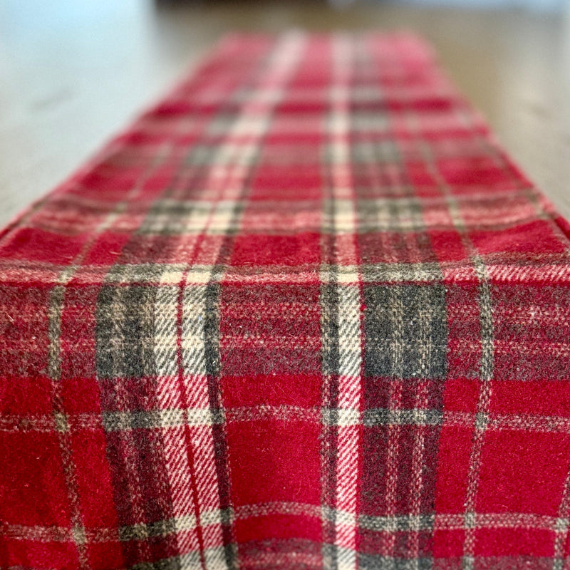 CF-3372 - Merry Plaid 48"  Table Runner (DUE IN JULY)