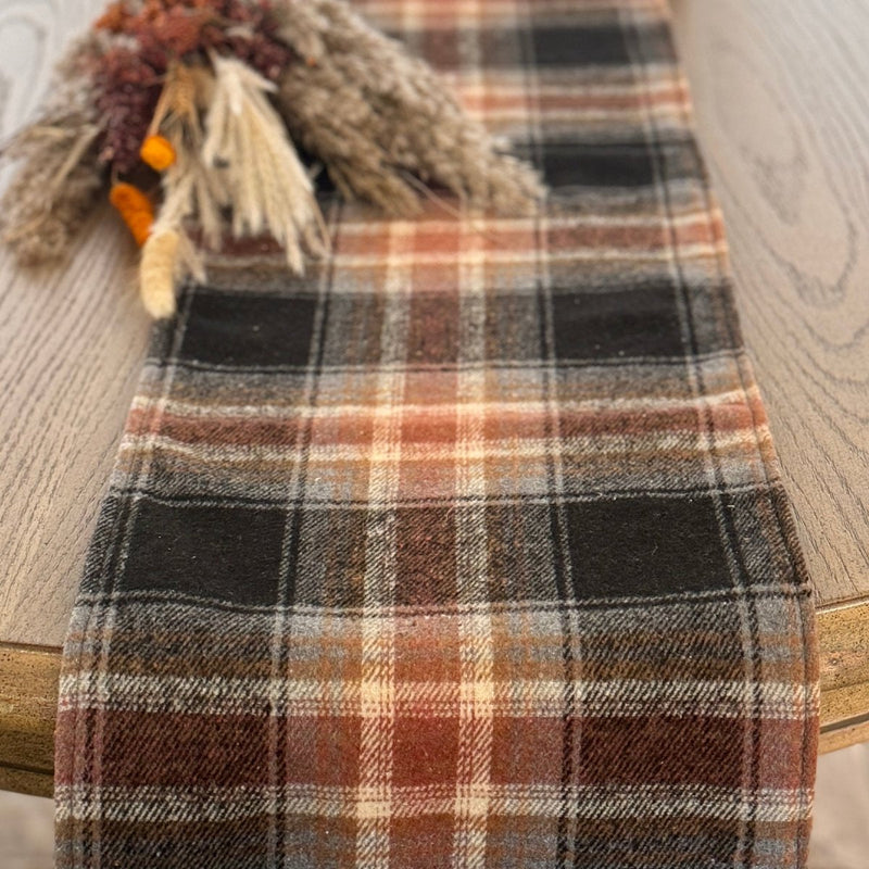 CF-3375 - Winston Plaid 48"  Table Runner