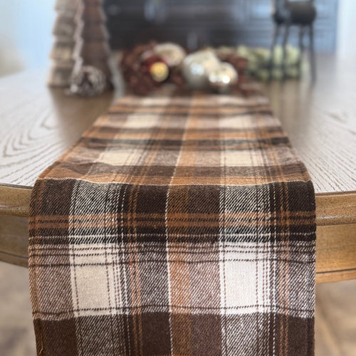 Austin Plaid 48"  Table Runner 
